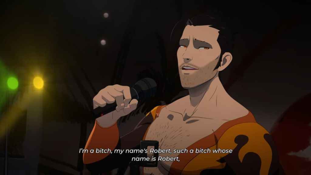 Flambae singing in karaoke in Dispatch. 