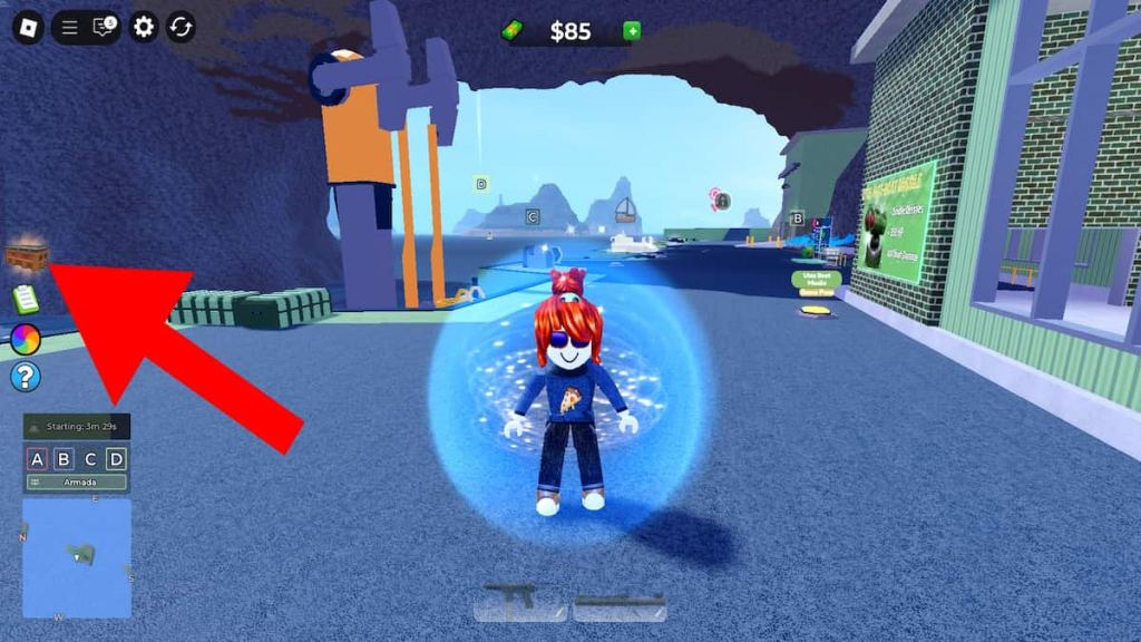 How to redeem codes in Navy Tycoon.