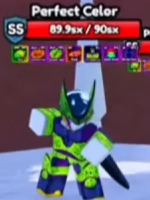 Perfect Celor secret boss from Anime Eternal Roblox experience.