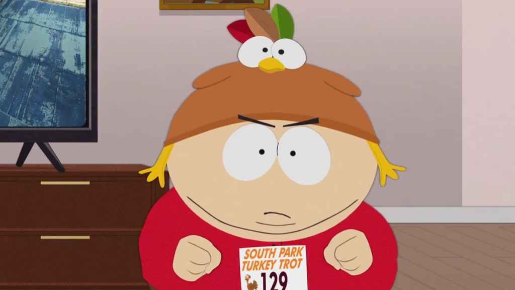 Cartman arguing with Tolkien while the latter plays ARC Raiders in South Park.