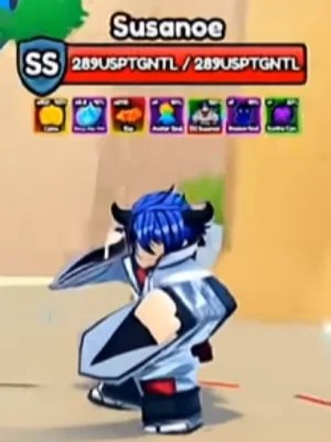Susanoe secret boss from Anime Eternal Roblox experience.