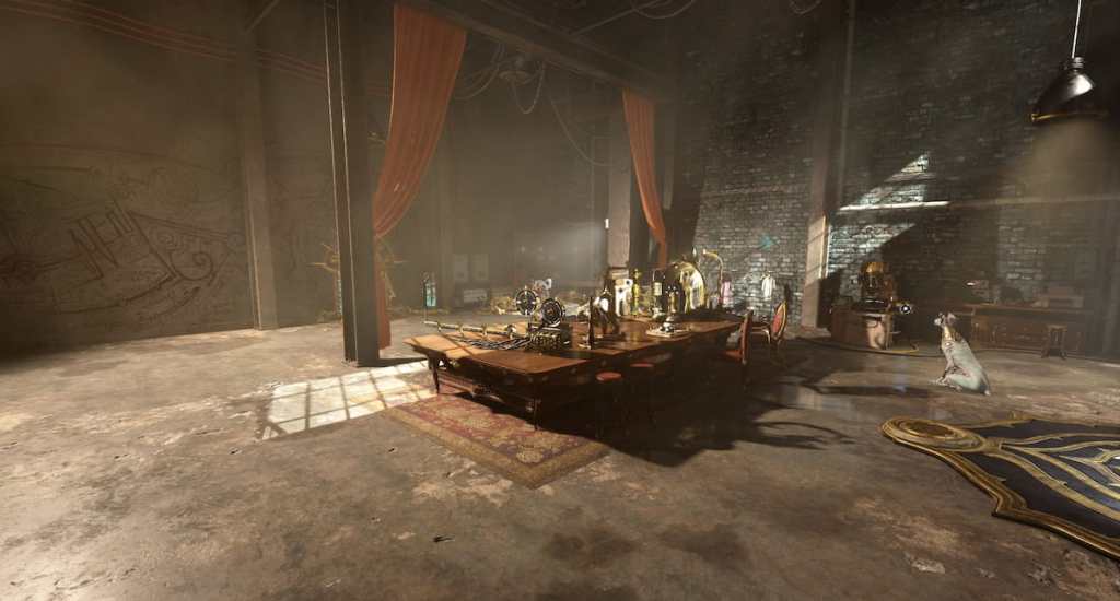 The garage in the Backroom in Höllvania.