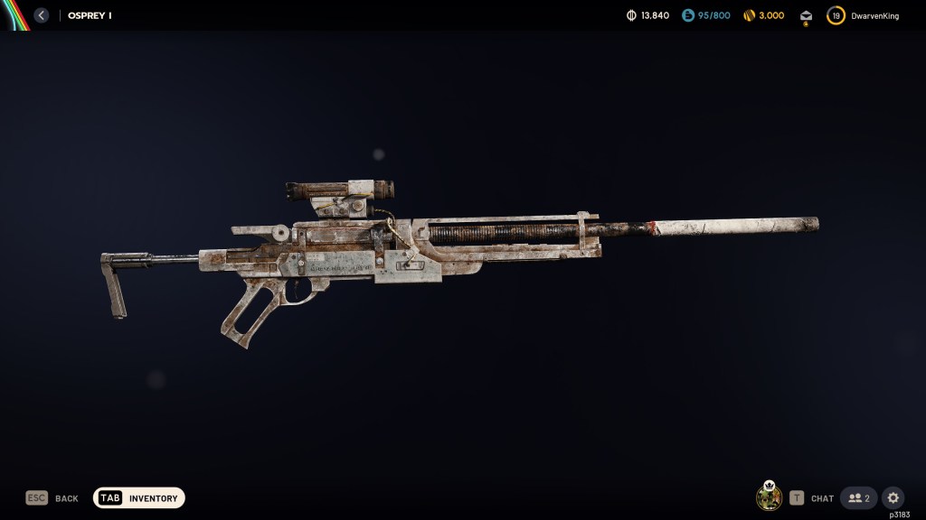 Osprey sniper rifle in ARC Raiders.