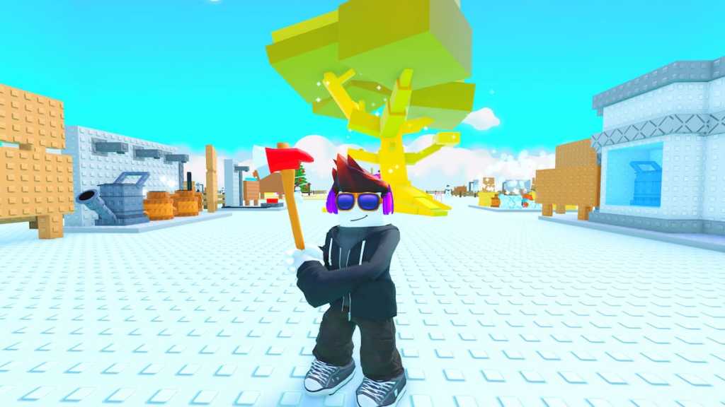 Chop Your Tree gameplay screenshot.