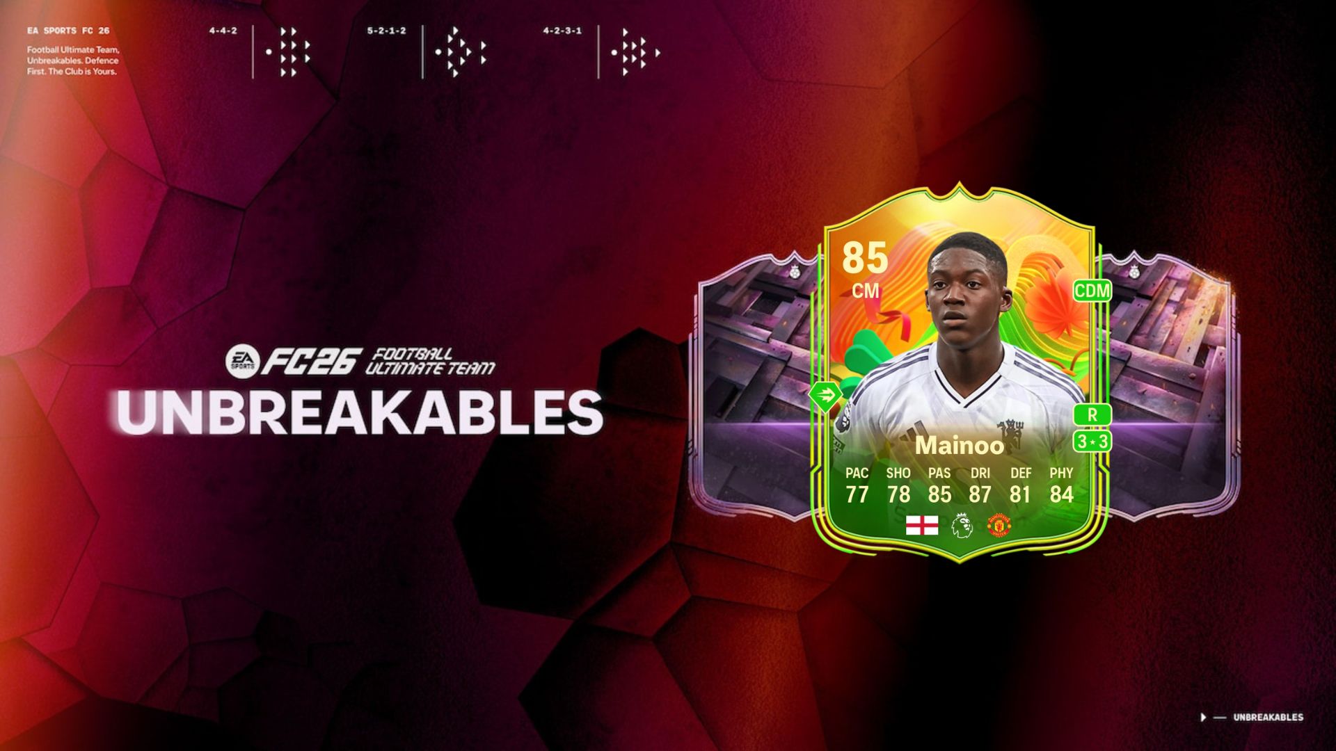 Mainoo World Tour card in FC 26 Ultimate Team