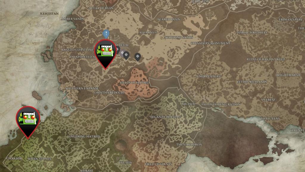 Altar of Anguish and Altar of Painn