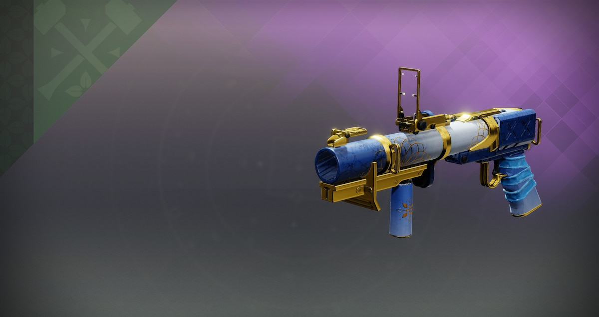 The Permafrost tube grenade launcher, as seen from collections.