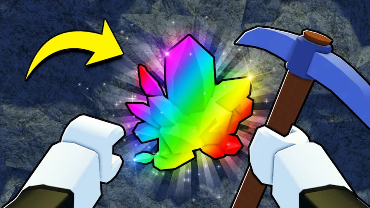 Pickaxe Simulator promo art.