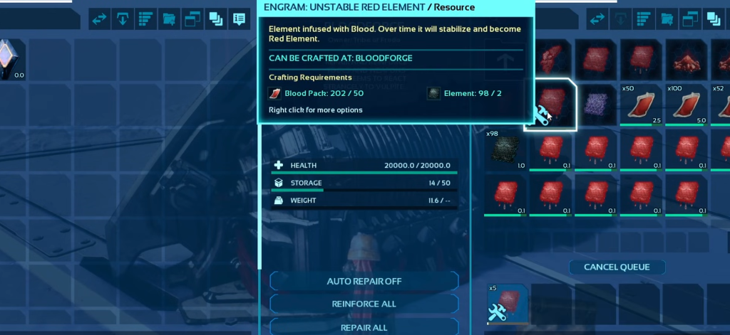 Red Element in ARK Survival Ascended