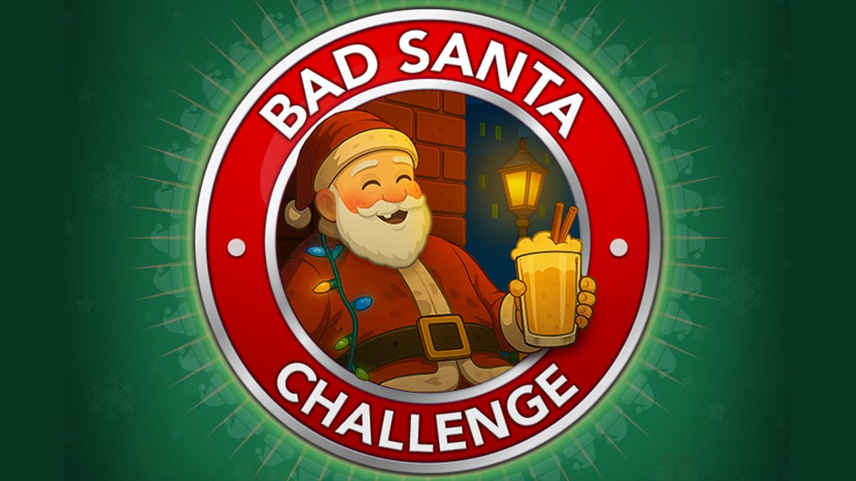 BitLife Bad Santa challenge image