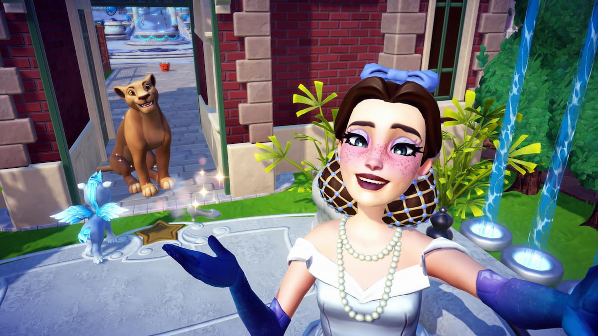 Cinderella shoe on ground in disney dreamlight valley