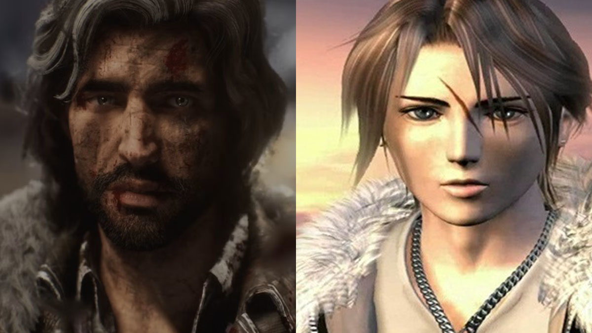 Verso and Squall from Expedition 33 and Final Fantasy VIII