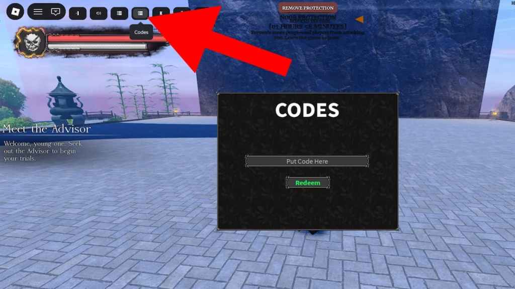 How to redeem NINJA codes.