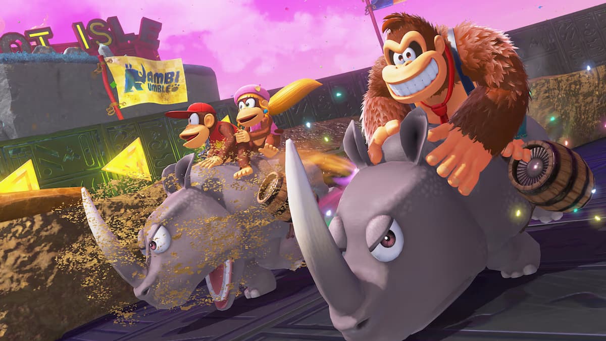 Donkey Kong rhinos