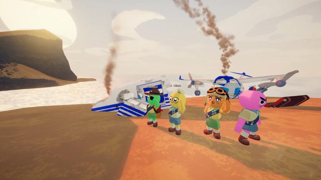 PEAK teammates standing on a beach