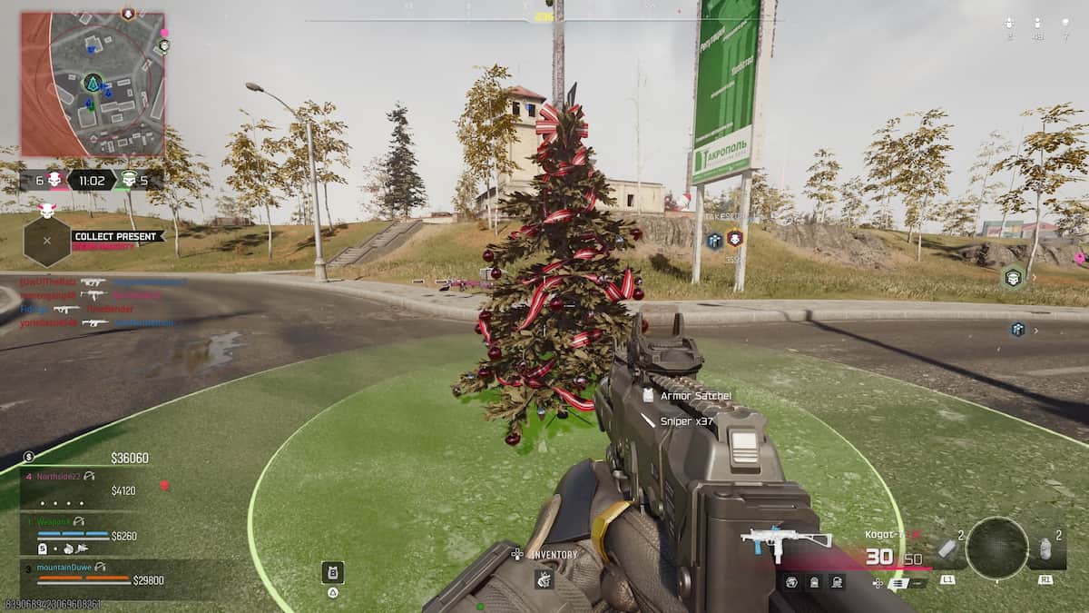 Warzone Holiday Rush tree