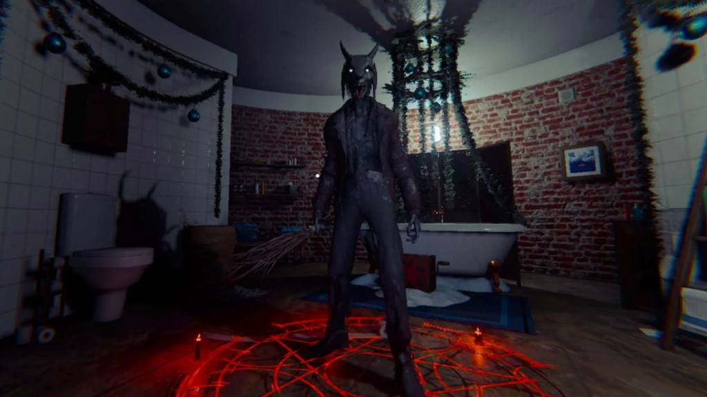 Krampus screaming in phasmophobia