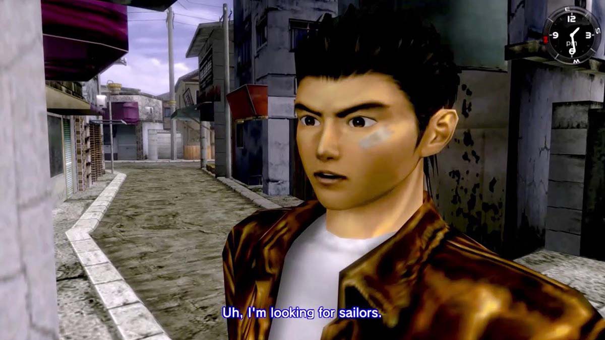 Looking for sailors in Shenmue