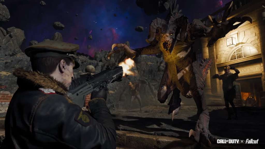 Fallout BO7 Zombies Deathclaw event