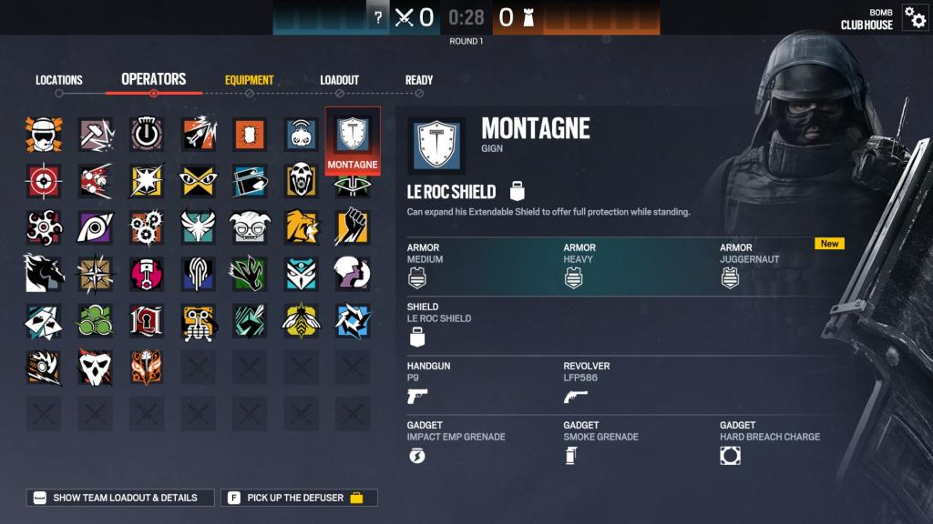 Montagne in Rainbow Six Siege