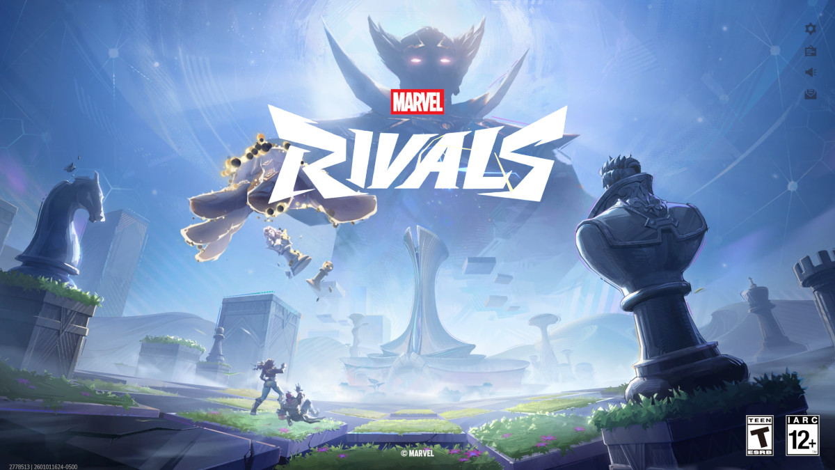 The start-up screen for Marvel Rivals Season 5.