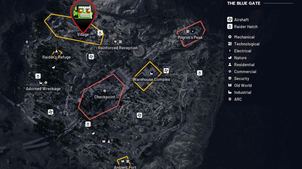 Blue Gate Village location