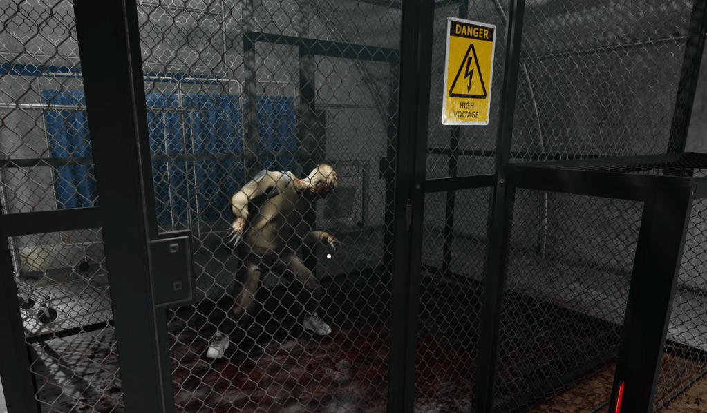 Zombie inside the cage