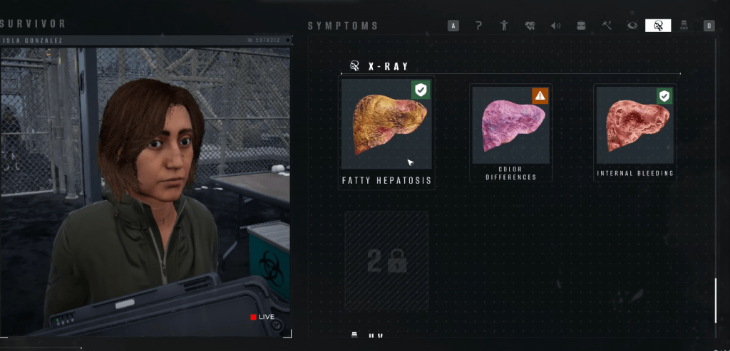 X-Ray infections in Quarantine Zone