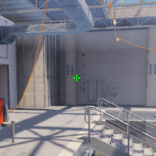donk's crosshair settings preview in BloxStrike Roblox experience.