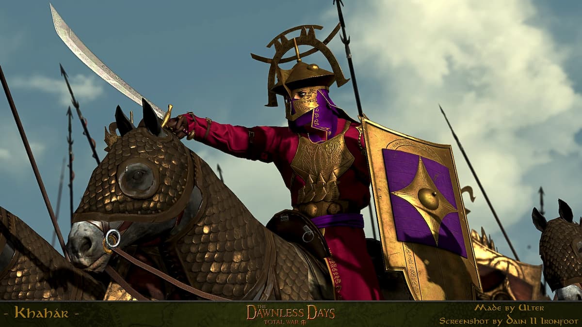 An Easterling rider in The Dawnless Days.