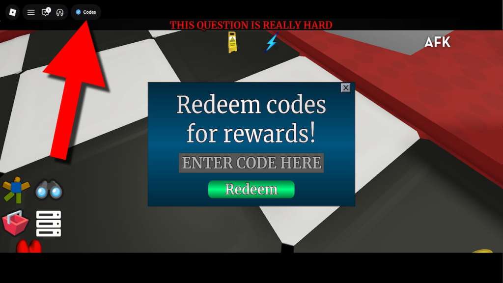 How to redeem codes in True or False. 