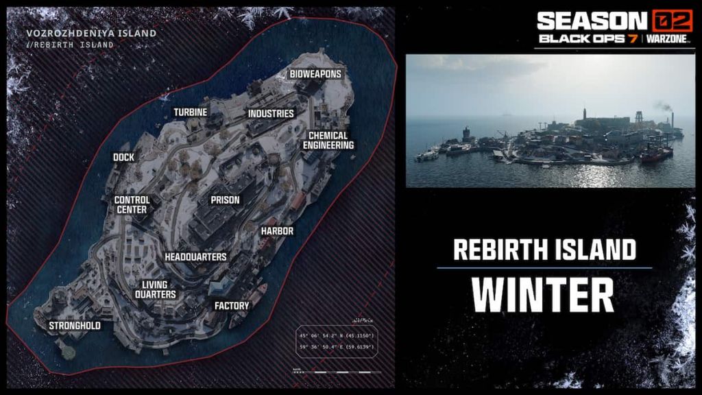 BO7 Warzone Rebirth Island winter variant
