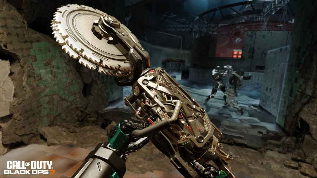 BO7 Zombies HS11-SAW melee weapon