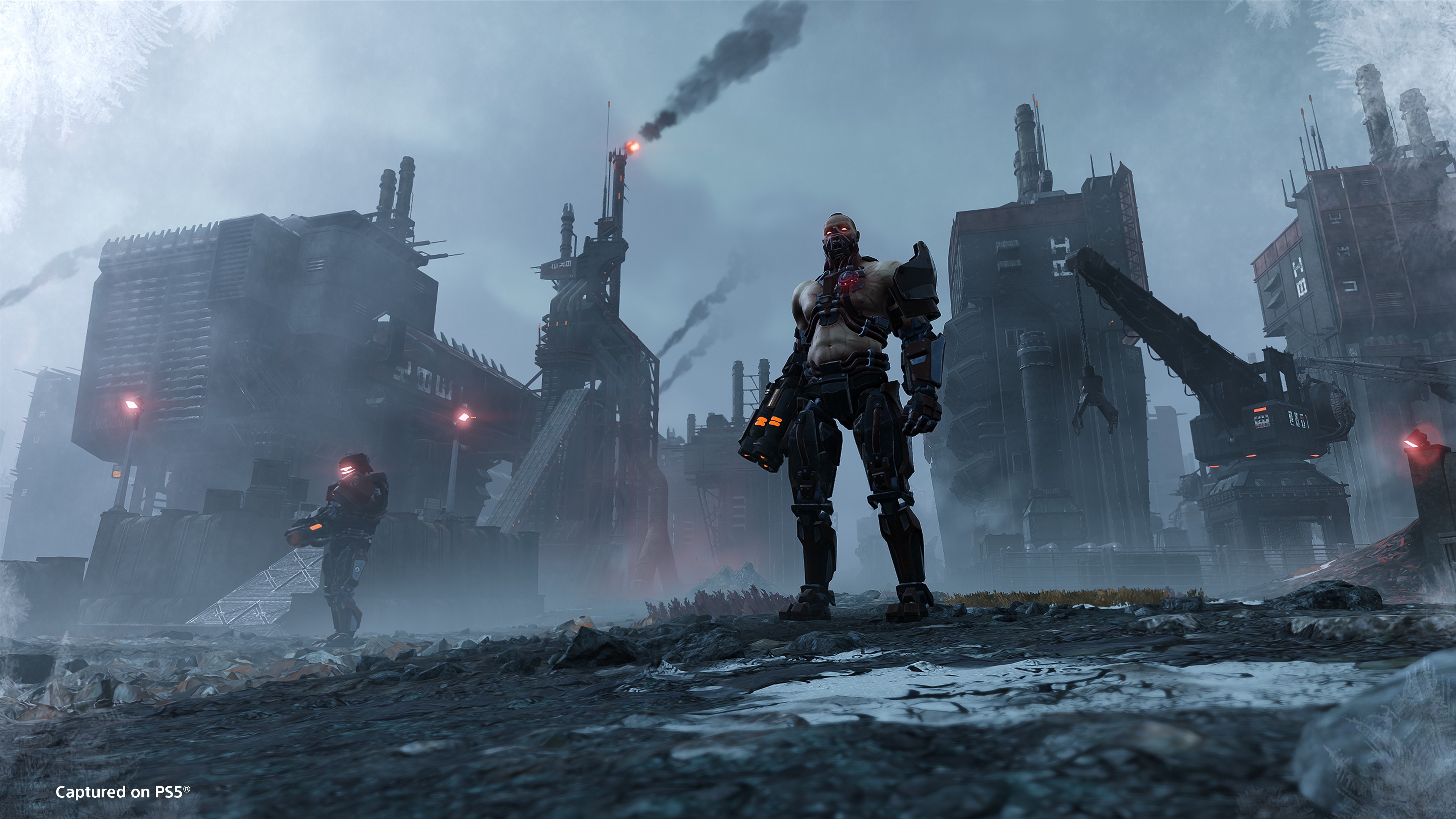 A cyborg in Helldivers 2