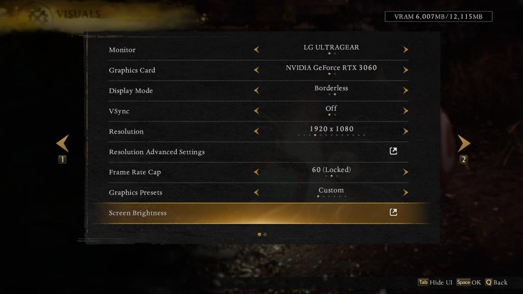 Nioh 3 settings