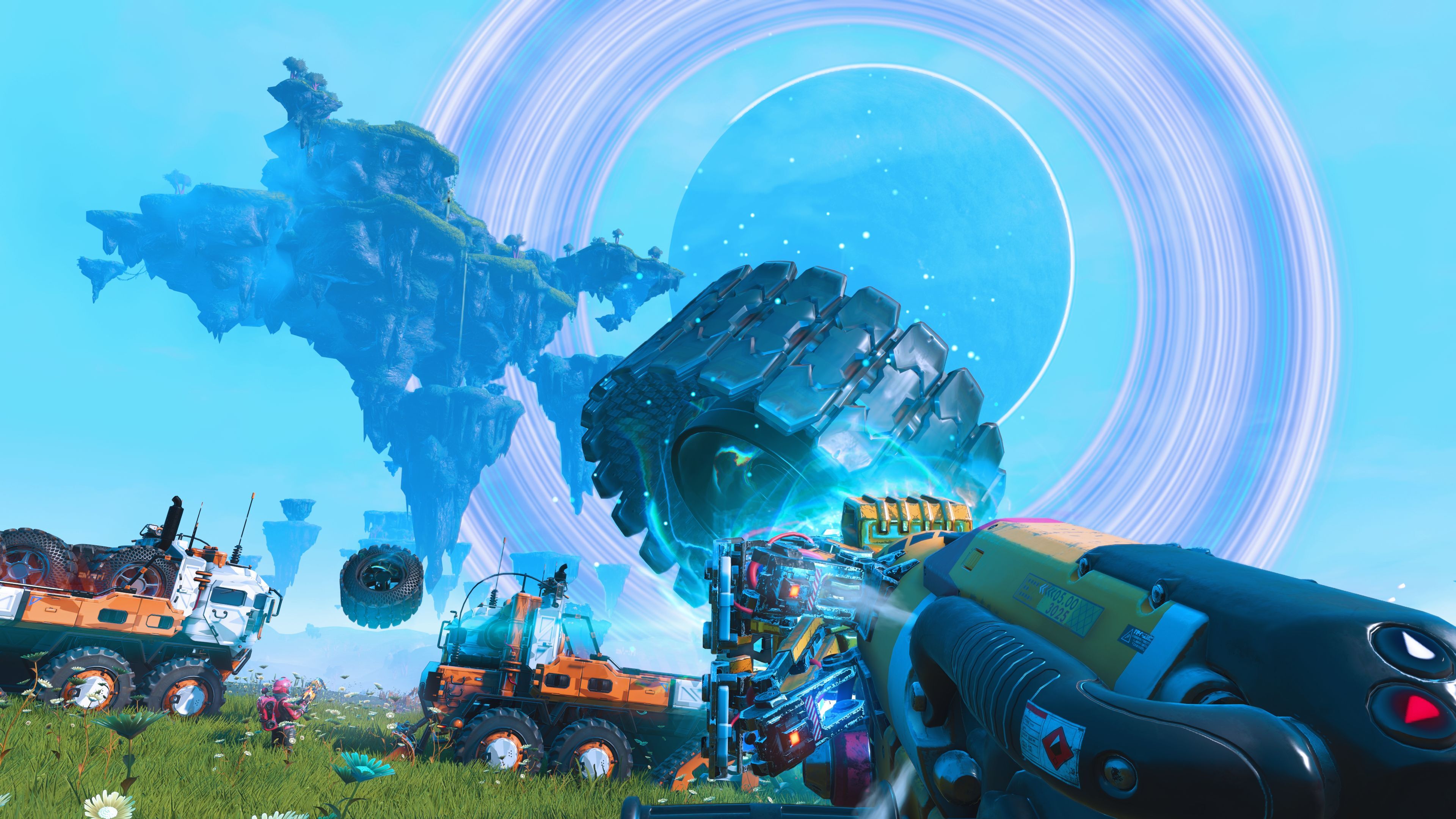 Using the Gravity Gun in No Man's Sky