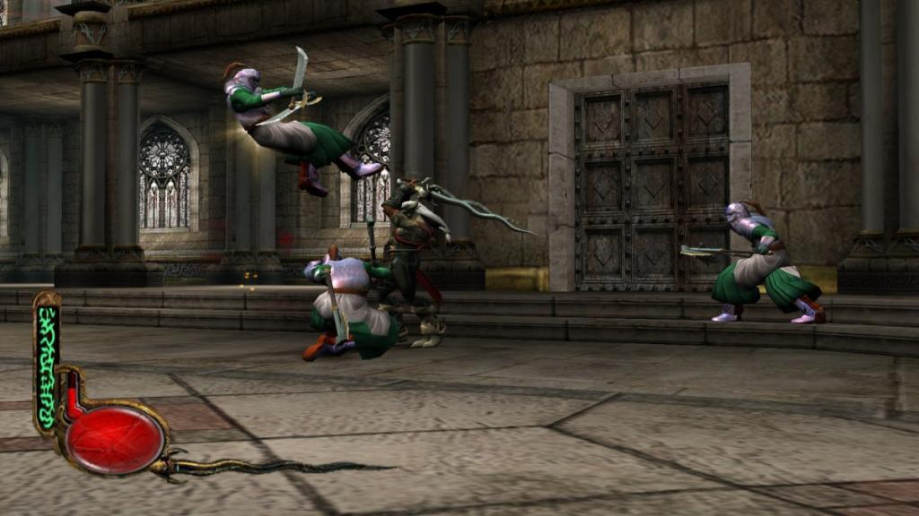 Kain fighting enemies in Legacy of Kain: Defiance
