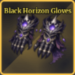 Black Horizon Gloves artifact from Sailor Piece Roblox experience.