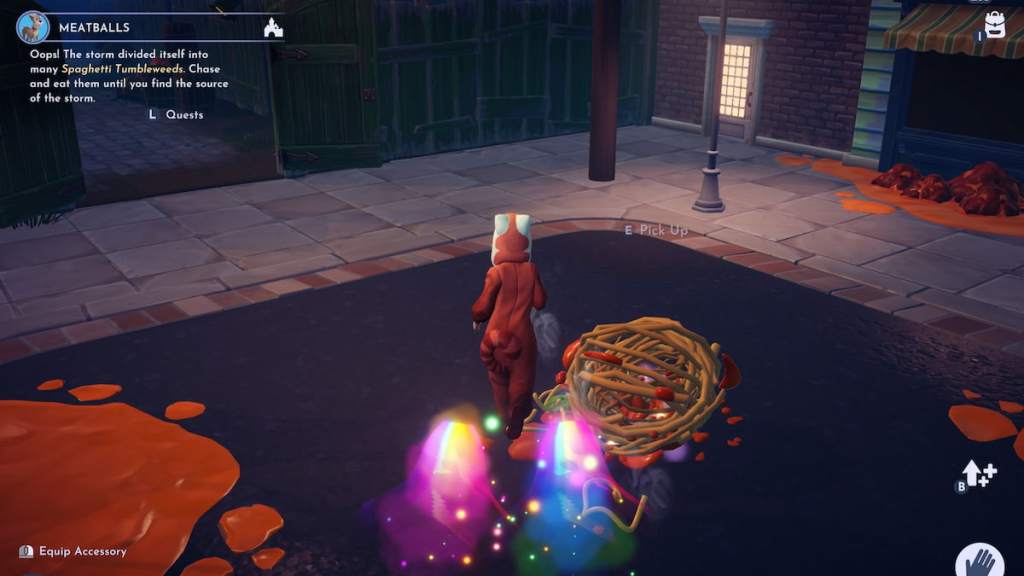 Chasing spaghetti tumbleweeds in disney dreamlight valley