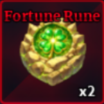 Fortune Rune from Sailor Piece Roblox experience.