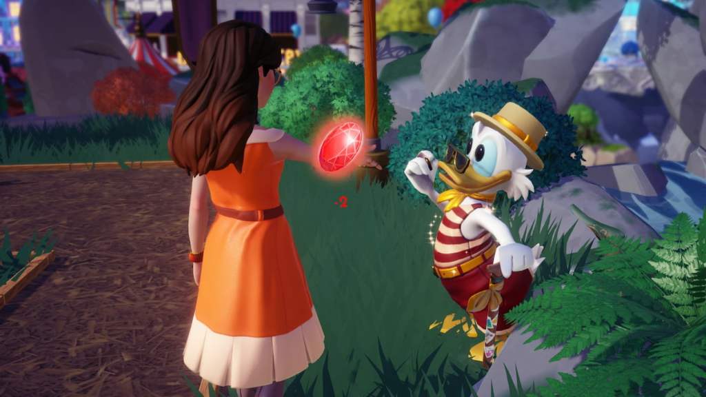 Giving scrooge gems in disney dreamlight valley