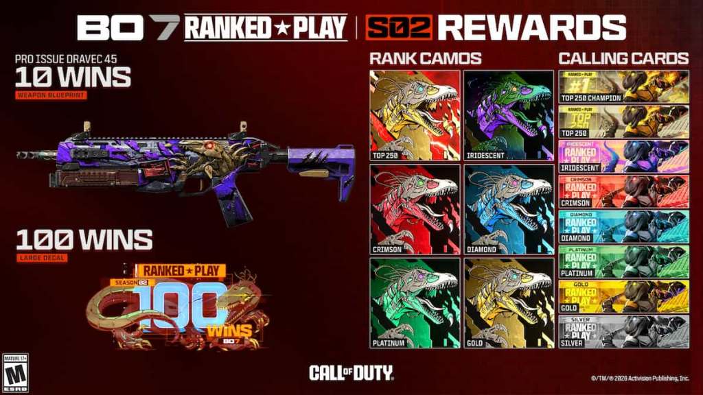 BO7 Ranked Play season 2 rewards