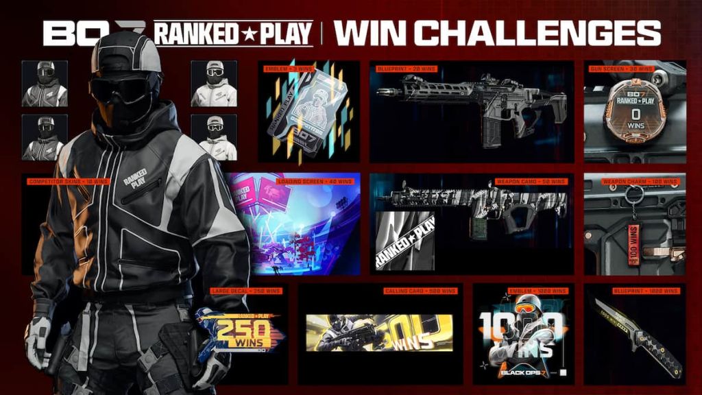 BO7 Ranked Play win challenge rewards