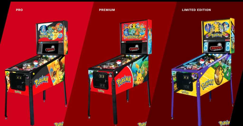 Pokémon pinball machines
