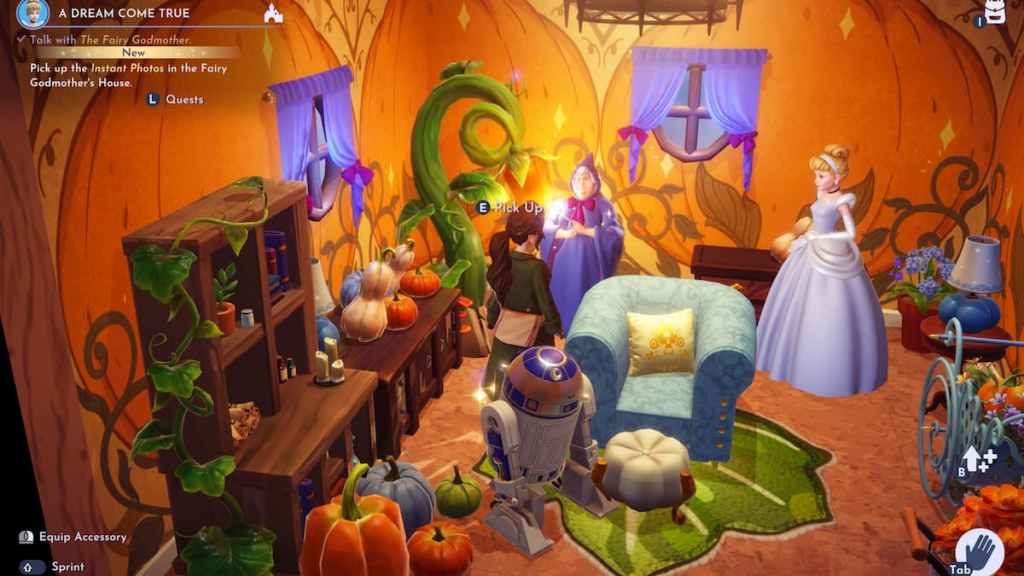 Instant photos memento in disney dreamlight valley