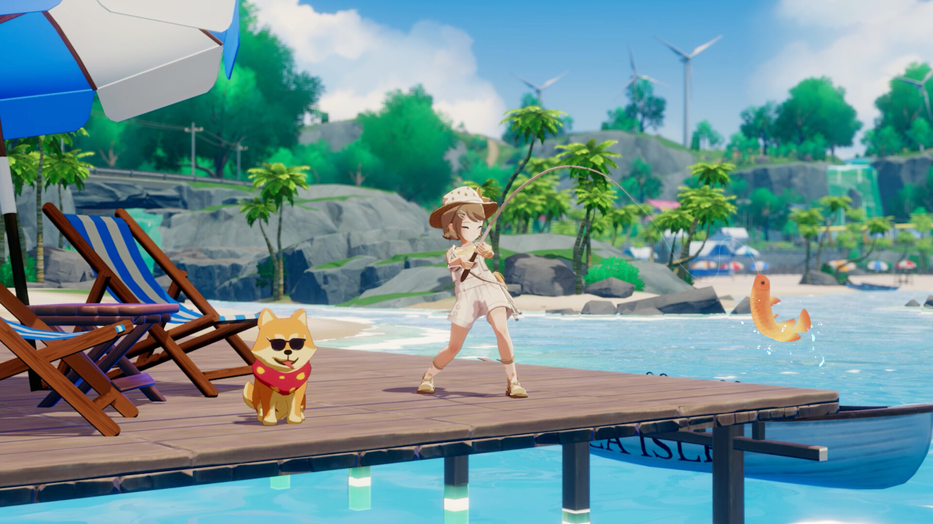 Fishing in Starsand Island