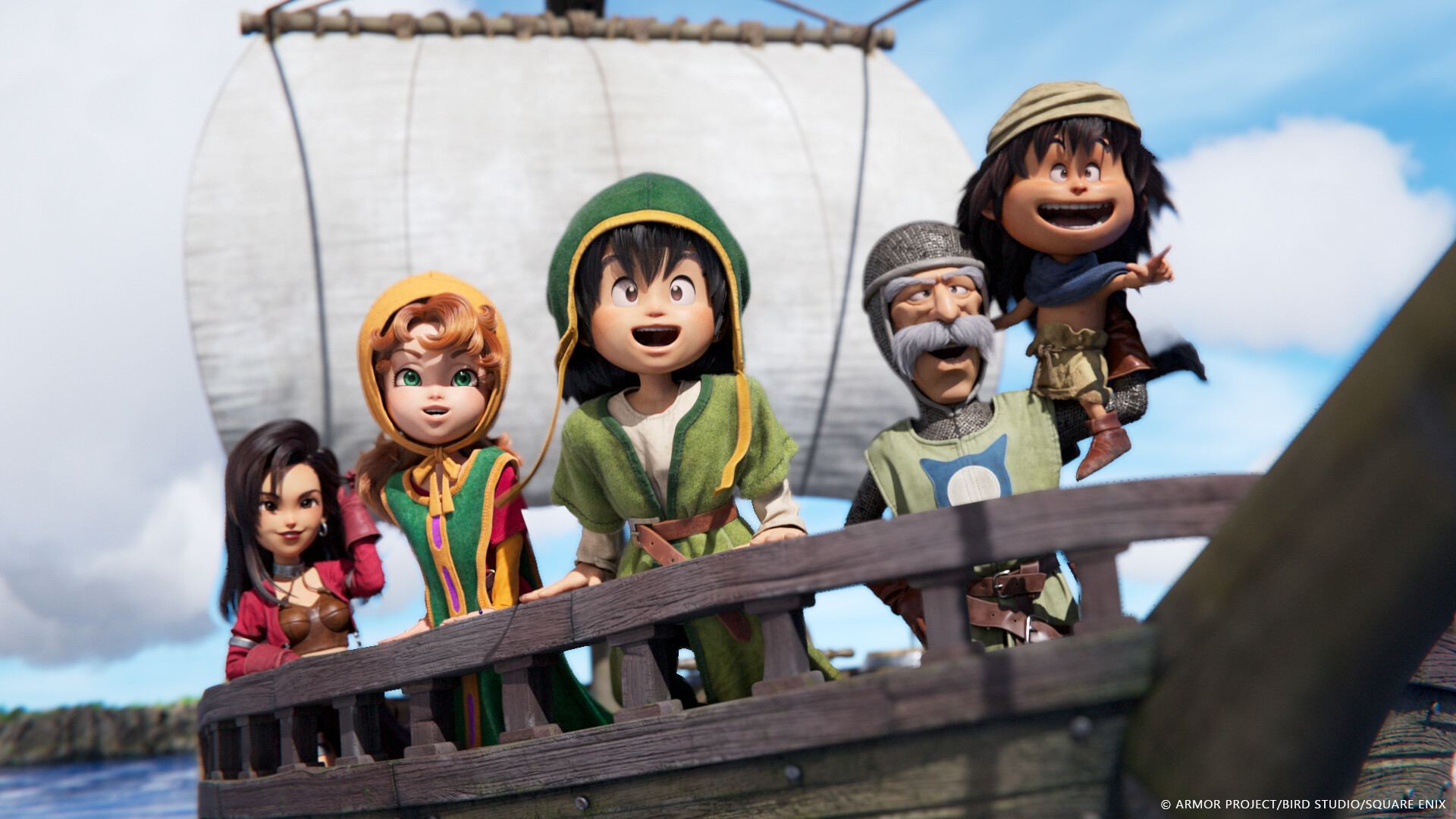 Main characters in Dragon Quest Reimagined 7