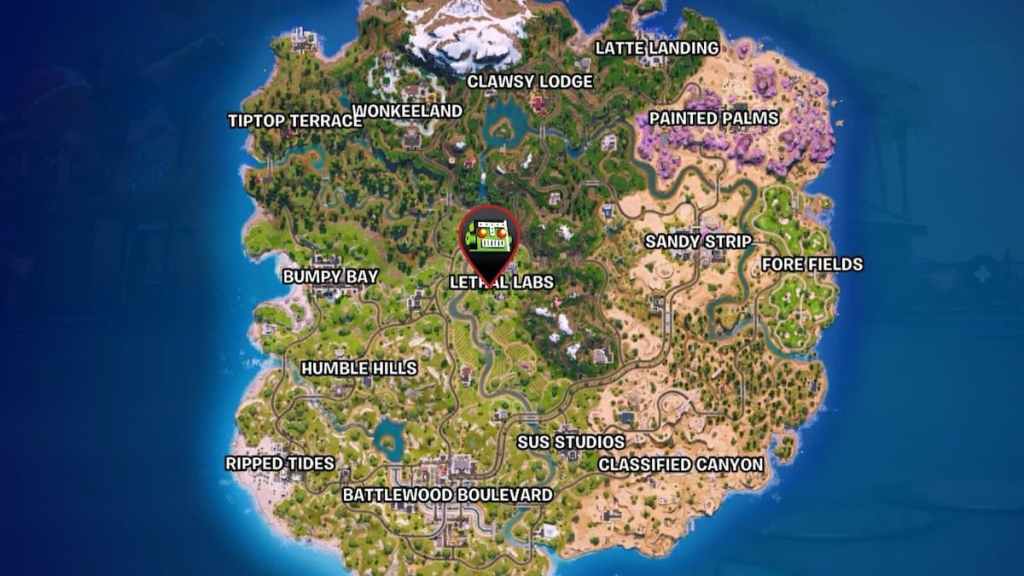 The order location in fortnite