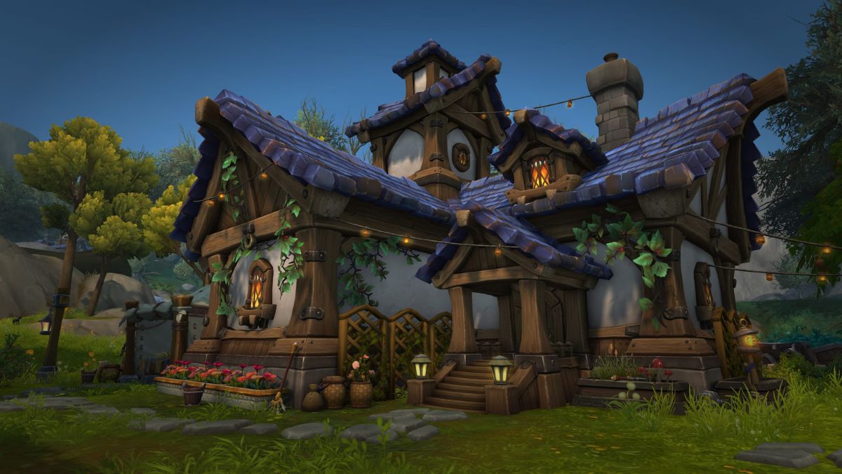 A home in the upcoming World of Warcraft Midnight update.