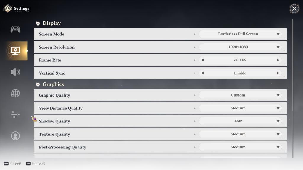 Best graphics settings for The Seven Deadly Sins Origin